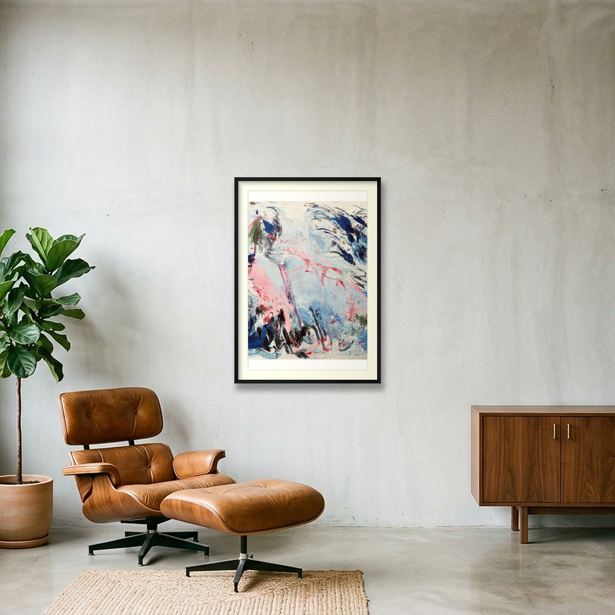 Winds of Memory — 70×100cm Black Frame