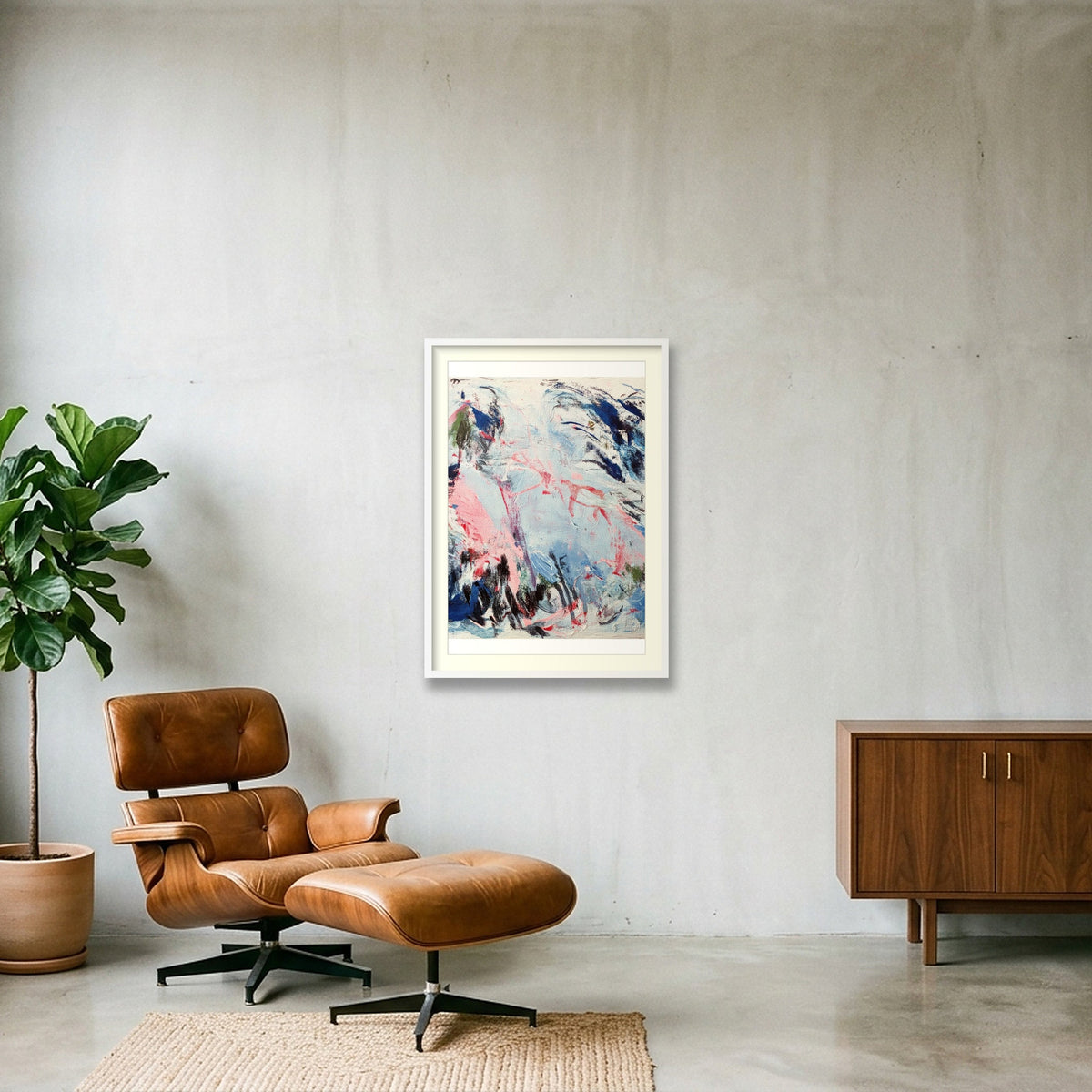 Winds of Memory — A1 (59×84cm) White Frame