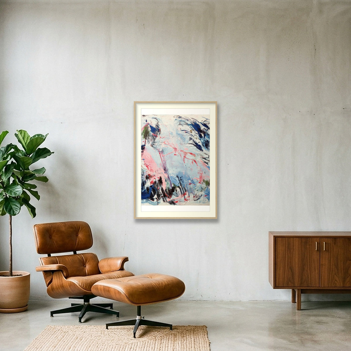 Winds of Memory — 70×100cm Oak Frame